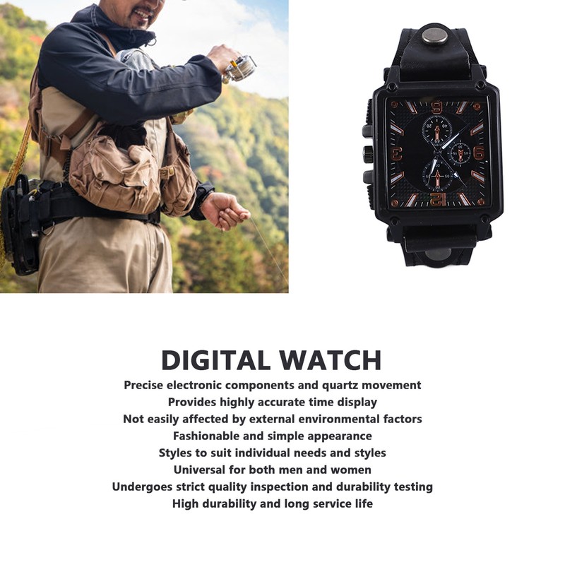 Electronic Watch Accurate Time Display Universal Digital Quartz Watch with