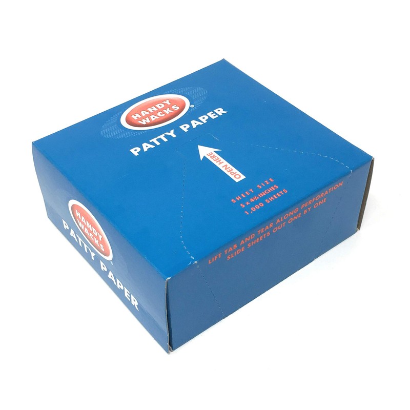 Handy Wacks P-50-X, 5x4-3/4-Inch Hamburger Patty Papers, Disposable Meat Butcher