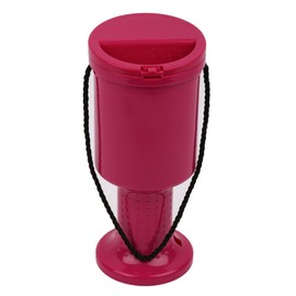 Hand Held Plastic Collection Box. Charity Box Hand held purple