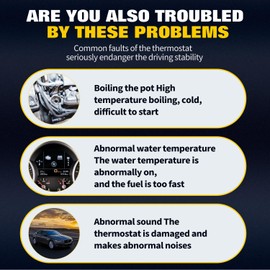 OCPTY Thermostat Housing Fit for Volkswagen Beetle 2012-2018,for Volkswagen Jetta 2012-2018,for Volkswagen Passat 2014-2017 Engine Coolant Thermostat Housing Assembly Replaces 06K121111N,06K121111R