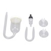 Aquarium Bubble Diffuser Prevent Clogging Transparent Glass Fish Tank Air