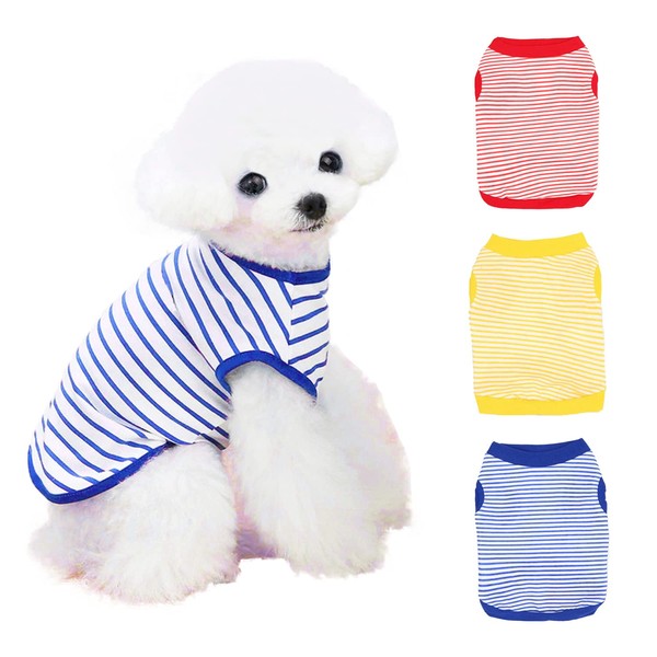 3 Pack Small Medium Dog T Shirt for Dogs Clothes