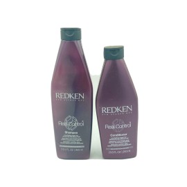 Redken Real Control Hair Shampoo 10.1oz and Conditioner 8.5oz Set NEW!