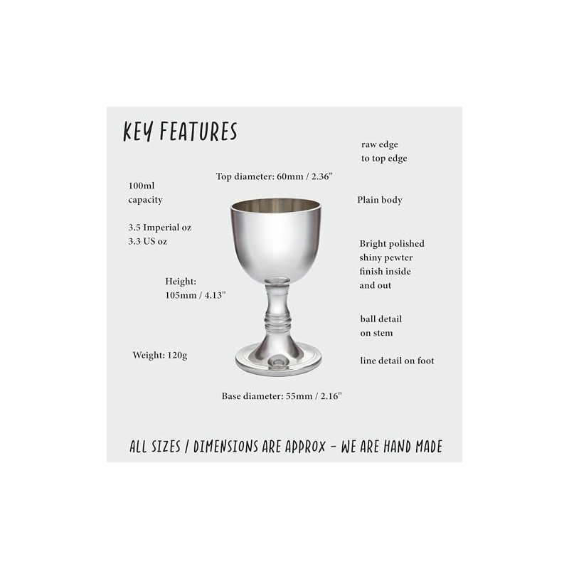 Wentworth Pewter - Port Pewter Goblet