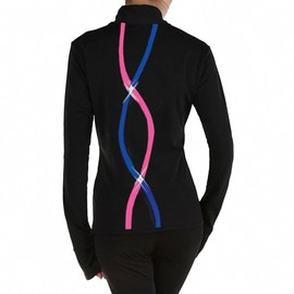 LIUHUO Girls Figure Skating Training Suit Jacket - Elegant Ventilate Practice