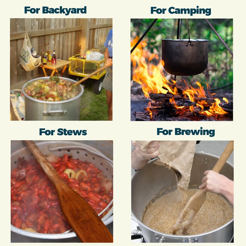 Extra 24 Inch Large Beech Wood Stirring Paddle and 24