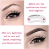 Pack of 24 Eyebrow Shaping Stencils Reusable Eyebrow Grooming Stencil