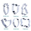 Easter Cookie Cutters Set Large - Rabbit, Carrot, Butterfly, Egg,