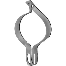 The Great American Hanger Company Anti-Theft Metal B-Ring with Chrome Finish, (Box of 50) Removable 1.5 Inch Security Rings to Hold Nail Hook Hangers for Existing installations and Fixed Bars