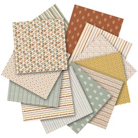 24 Sheets Boho Scrapbook Paper,6"×6” Scrap Book Paper,Pattern Paper,Single-Sided Decorative Craft Paper,Scrapbook Paper Pad,for Cardmaking,Scrapbooking DIY Decorative Background