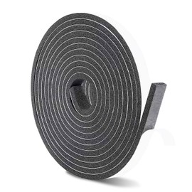 Weather Stripping, 1/2" W X 1/4" T 13Ft Length Foam Tape, Door Seal Strip For Door and Window, Garage Door Seal Door Soundproofing Insulation Air Conditioning Seal Strip