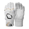 EvoShield Carbyne Youth Batting Gloves - Team White, Youth Medium