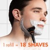 Gillette Fusion5 Mens Razor Blade Refills, 12 Count, Lubrastrip for
