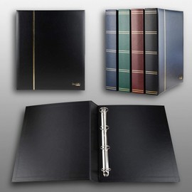 Prophila Collection Maxi Ring Binder for Loose Insert Sheets, Variable Filing, Black
