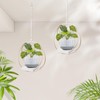 hismocal hismocal 2 Pack Hanging Planter Holder for Indoor Plants,