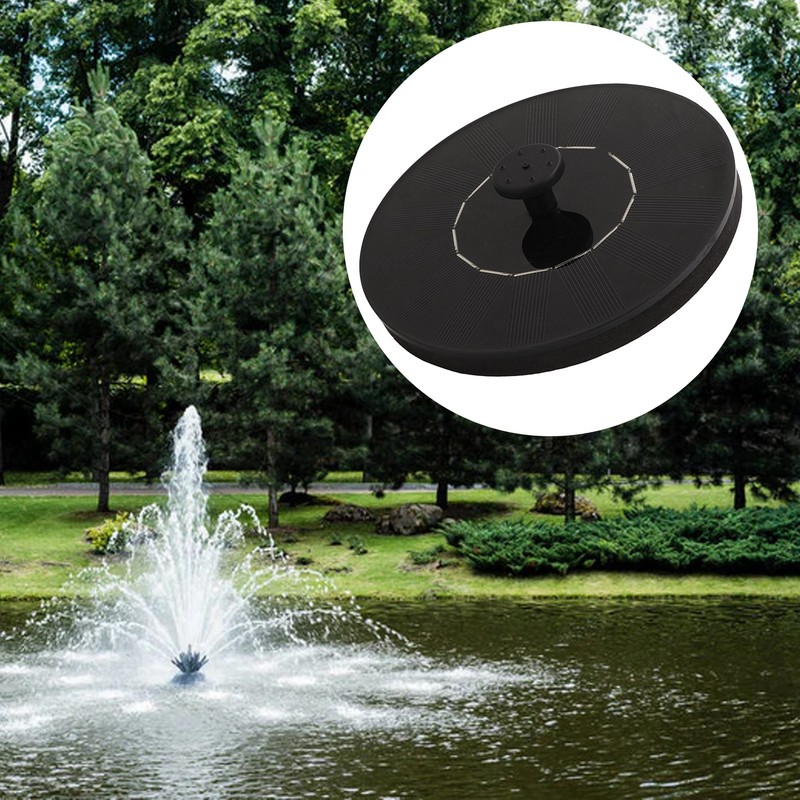 Mini Solar Water Fountain Pool Garden Outdoor Bird Bath Solar