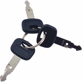 SPJIUQI 3Pcs Keys RC411-53933 ELI80-0101 459A for Kubota Mini Excavator Backhoe Skid Steer KX018-4 KX033-4 KX040-4 KX057-4 L39 L39TLB L45 L48 L48TLB M59 M62 SSV SVL R520 R630 U15 U17 U25S U35