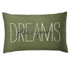 Emvency Olive Green Throw Pillow Cover Rustic Follow Your Dreams