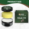 KIEMT Premium Mink Oil Leather Conditioner & Cleaner - All-in-One