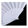 KFMX Abanico Tela Y Plastico Fiestas Boda Bautizo 12 Pzs
