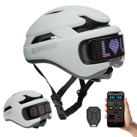 Smart Bike Helmet with Light: Bicycle Helmets for Adult Teens for Mountain & Road Cycling Electric Scooter Skateboard Skating