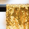 JYFLZQ Gold Sequin Backdrop Curtain 4x10ft(WxH) 2 Panels Glitter Sequence