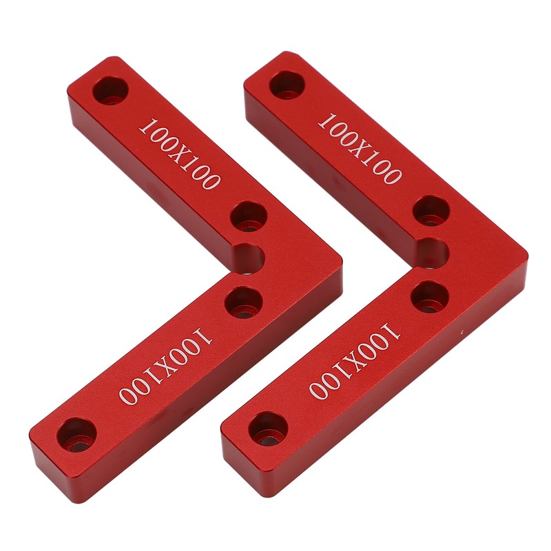 90 Degree Positioning Square 100x100mm Right Angle Clamp Aluminum Alloy
