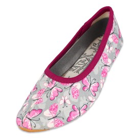 Beck Girls' Harmony Gymnastics Shoes - Grey - 30 EU