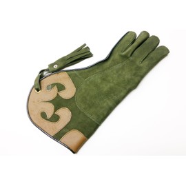 starlingukpk Ladies Soft Suede Leather Falconry Gloves. Size Small.
