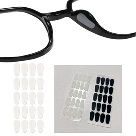 Ceeyoll 40 Paare Silikon Nasenpad,Selbstklebend Anti Rutsch Nasenpads,Nasenpads brille,Nasenpads Brille Selbstklebend,Weiche Gläser Nasenpad Brillen Zubehör Für Brillen Und Sonnenbrillen.