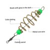 Gatuida 24Pcs Luminous Olive Shape Fishing Bait Cages Durable Spring