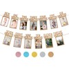PartyHooman 1st Birthday Photo Banner for Baby from Newborn to