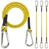 sprookber 24 Inch Bungee Cords with Stainless Steel Carabiner, Heavy