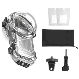 Insta 360 X5 Invisible Dive Case, Quick Release Mount Splash Prevention Housing Waterproof Up to 60M (60.0 m) Underwater Dive Protective Shell for Insta 360 X5 with Bracket Accessories