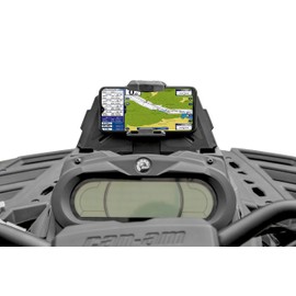 SAUTVS Electronic Device Holder for Can-Am Outlander 500 650 800 1000 L MAX, Smart Phone Tablet GPS Holder Mount with Storage Box for Can Am Outlander 500 650 800 1000 L MAX Accessories #715004919