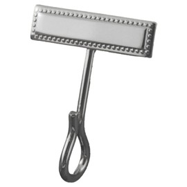 Hero's Pride Standard Issue Whistle Hook, Proffessional Use for Law Enforcement, Nickel Plated, 3 Pack