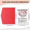 ARKUKU Anniversary Wedding Card Gifts for Him Her Happy Anniversary