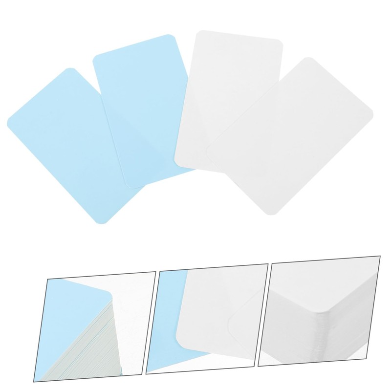 Ciieeo 200sheets Blank Cards Portable Paperboard Memo Cards for Home