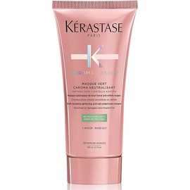 Kerastase Chroma Absolu Toning & Strengthening Hair Mask | Neutralizes Red Tones & Boosts Shine | For Sensitized or Color-Treated Hair | with Lactic Acid | Chroma Neutralisant | 5.1 Fl Oz