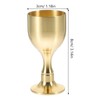 PRETYZOOM Big Gold Altar Chalice Communion Cups Golden Goblet for