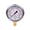 THERMIS Pressure Gauge 304G 1/4 Connection from Bottom (0 -