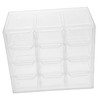 SHOWERORO 12-Grid Drawer Storage Box Versatile Desk Organizer for Office