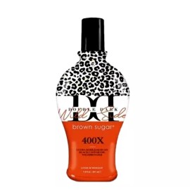 Brown Sugar Double Dark Wild Side 400X Ultra Wild Bronzer Tanning Lotion 7.5 oz