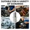 5/8" to 3/4" Radiator Hose Connector, Aluminum Hose Barb Splice