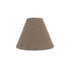 Home Collection by Raghu Newbury Gingham Black Lampshade 14"