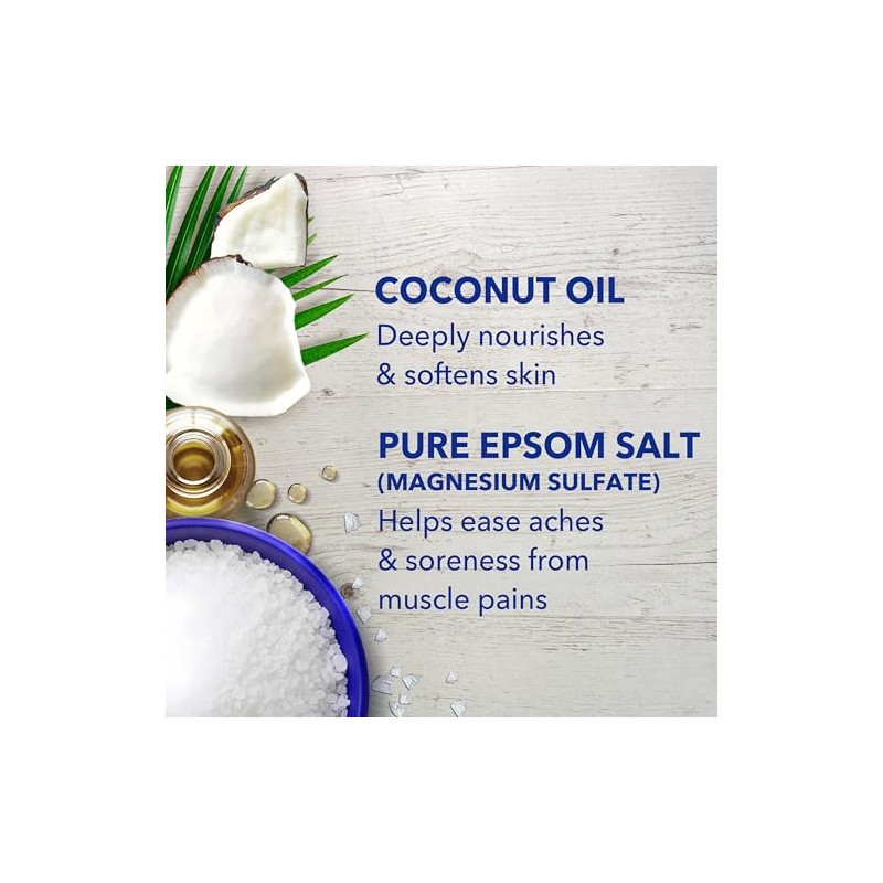 Dr Teal's Epsom Salt Magnesio Remoje, Nutre y Proteja Con