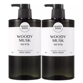 Happibath 해피바스 오리지널컬렉션 바디워시, 우디머스크, 910g, 2개 Happybath Original Collection Body Wash, Woody Musk, 910g, 2 Pieces