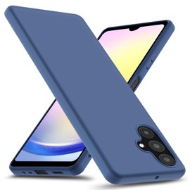 Galaxy A25 5G SC-53F SCG33 用ケース TPU 耐衝撃 シリコンケース 薄型 ソフト 全面保護カバー 指紋防止 レンズ保護 ストラップホール付き 衝撃防止 スリム 軽量 手触り良い 黄変防止 防塵 ギャラクシーA25 5G 用カバー 青 KC-8-417