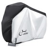 LIHAO Bicycle Cover Waterproof 210D Silver Bicycle Garage Bicycle Protective
