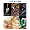 Mini Electric Belt Sander, Variable Speed Desktop Grinder for Knife